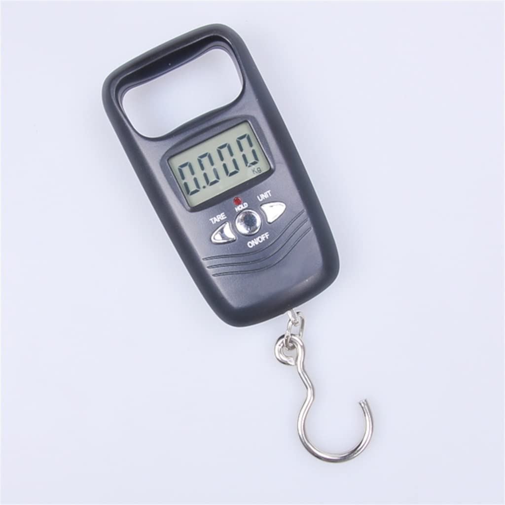 Generic IRDFWH 50kg Fishing Hook Luggage Digital Pocket Potable LCD Hanging Electronic Travel Weighing Scales