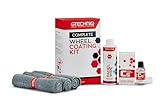 Gtechniq Wheel Coating Kit for Cars with Car Degreaser Panel Wipe, C5 Wheel Armor and Microfiber Cloth, Car Accessories for Car Cleaning Kit
