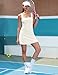 TQD Tennis Dress for Women Athletic Dress with Built in Shorts Tank Golf Active Workout Casaul Dresses(White,XS)
