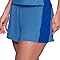 SELENE Short Duplo Academia Esportivo Feminino Poliamida Proteção UV, Azul/Royal, M