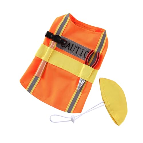 Disfraz para perro resistente y cómodo talla XL naranja