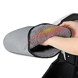 Confort de conduite par temps : Les manchons de guidon présentent une doublure isolante épaissie et un tissu multicouche coupe-vent qui empêchent l'air froid de pénétrer, maintenant les mains chaudes et sèches par temps de pluie, améliorant ainsi le confort pour les trajets quotidiens ou les voyages prolongés sous divers climats.