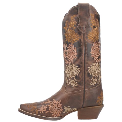 Laredo Tobacco Sylvan Snip Toe 12 inch Women's Western Boots 542713