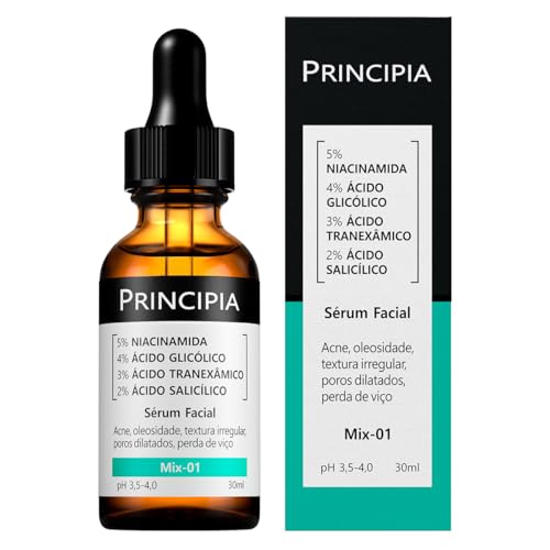 Sérum Principia Mix-01 (5% Niacinamida + 4% Glicólico + 3% Tranexâmico + 2% Salicílico)