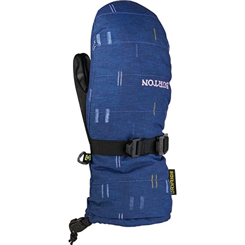 Burton Luvas infantis mais quentes, listras de cambraia, GG