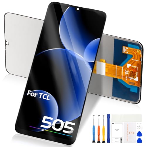 Kits de remplacement écran TCL 505 LCD T509K1 vitre tactile noir de 6,75 pouces