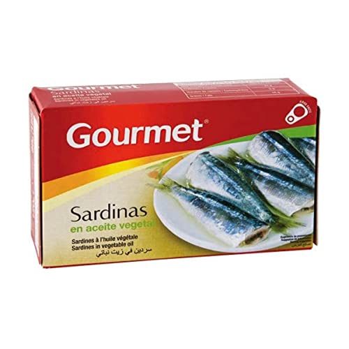 Gourmet Sardinas en Aceite Vegetal, 90g