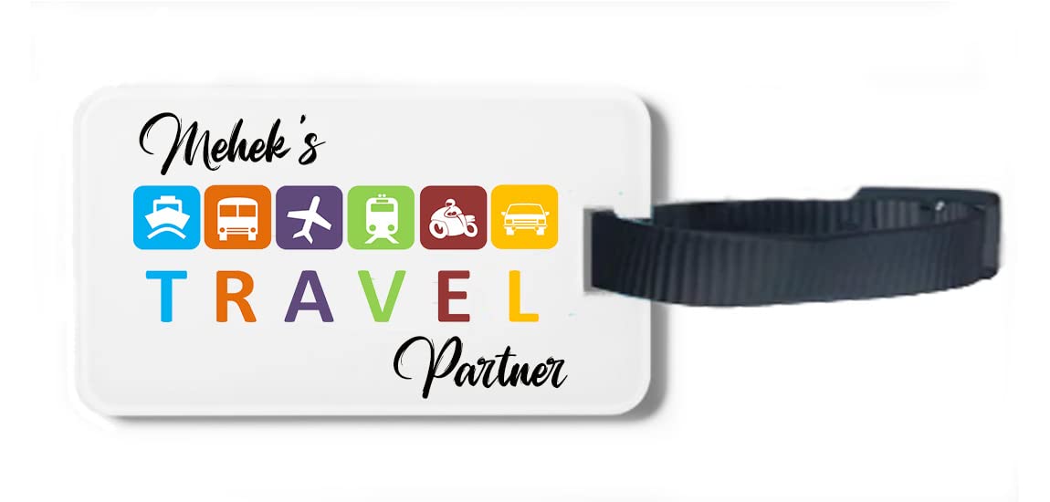 Mehek's Travel Partner Name Luggage Tag customised Personalized Tour Travel Tag 02