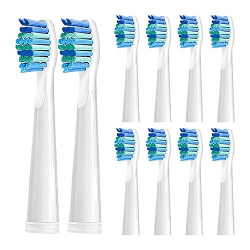 Image of Replacement Toothbrush Heads Fit for Seago SG-575,507B,551,958,908,909,917,610,659,719,910,548 Electric Brush.