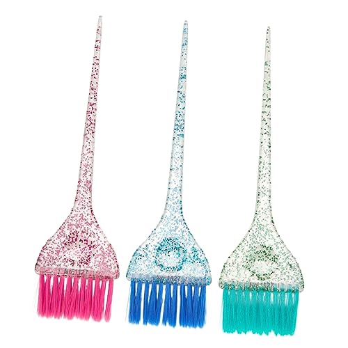 FRCOLOR 3 Pinceles Para Teñir El Cabello Cerdas De Colores Para Salón De Belleza Coloristas Estilistas Iluminadores Tintes Colorantes Colorantes Para Teñir El Cabello