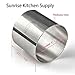 Sunrise Kitchen Supply Plating Forms Stainless Steel Ring Mold Sets 3