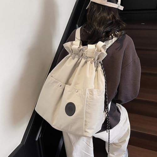 Sac à dos en toile grande capacité aux finitions soignées
