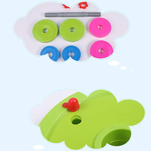 LIOOBO Barbell Set for Kids Fitness Fun and Fitness Exercise Equipments for Kids (Short Style) - Image 4