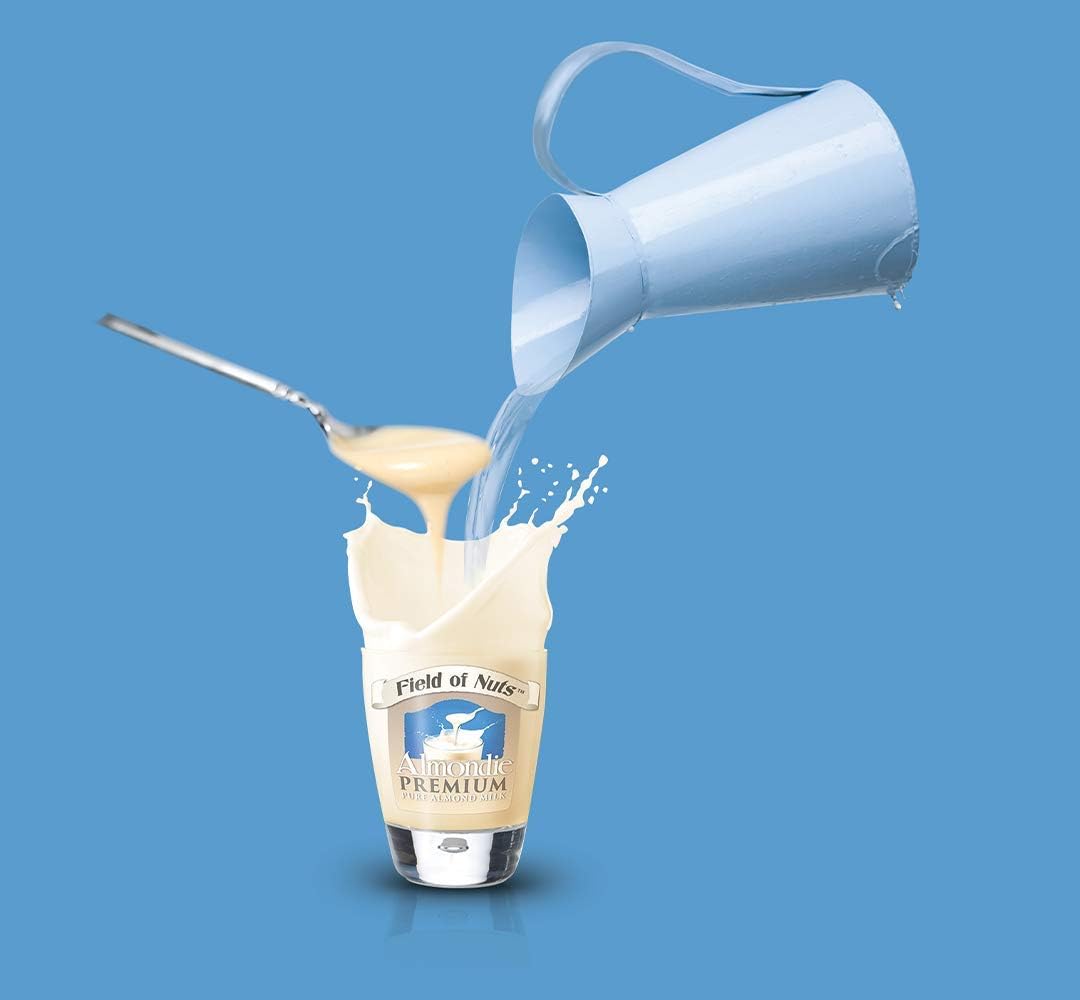 Almondie Almond Butter/Almond Milk Concentrate – Made from 100% peeled, pure and raw almonds without any additives, sugar or salt