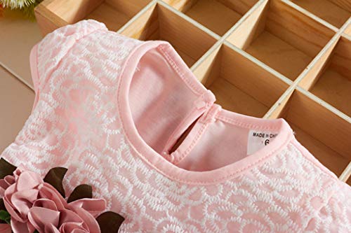 Vestido de princesa franzido para bebês meninas com flores e tule floral para meninas roupas Wander