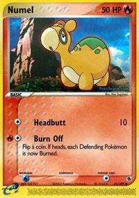 ぽページ Pokemon - Numel (61) - EX Ruby and Sapphire, Board Games - Amazon