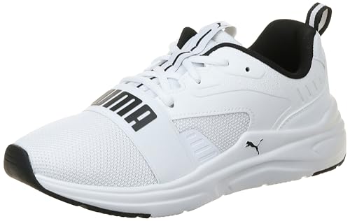 Puma Tenis Unisex Softride Wired 2, Blanco (Puma White)/Negro (Puma Black), 39 EU