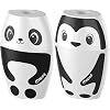 Maped – Potlood-puntenslijper, potloodslijper SHAKKY voor dunne pennen, met puntenslijper – panda of pinguïn, op kleur…