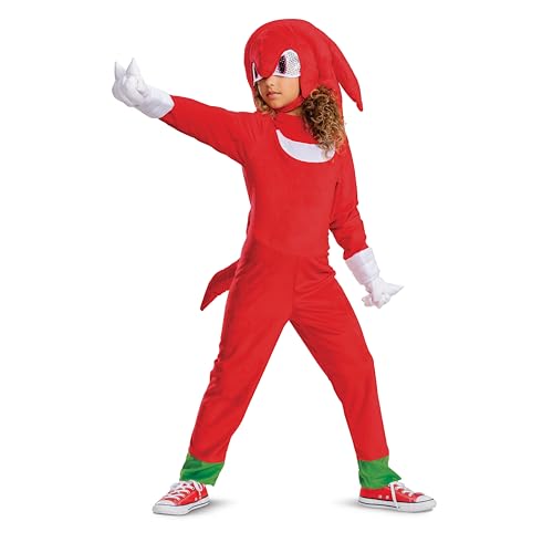 Disfraz Sonic Knuckles para Niños Talla 7/8 miniatura 3