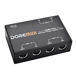 Doremidi HUB-3 Pro MIDI-Interface 3x3