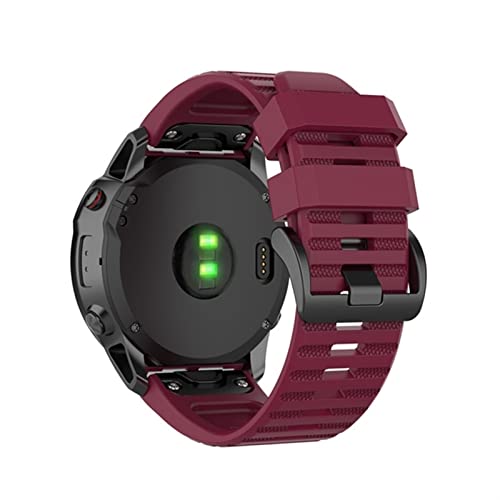 Correa de silicona de 26 mm para Garmin Fenix 7X ideal para rutas de montaña y senderismo