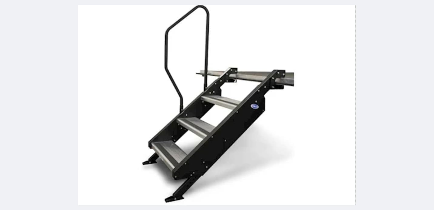 STP-224 TOP Mounted Patio Entry Step 3 Step