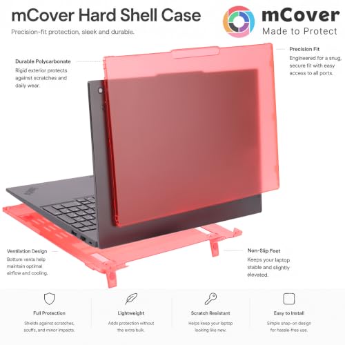 Carcasa protectora ThinkPad E16 Gen 3 mCover policarbonato transparente de 16 pulgadas 6