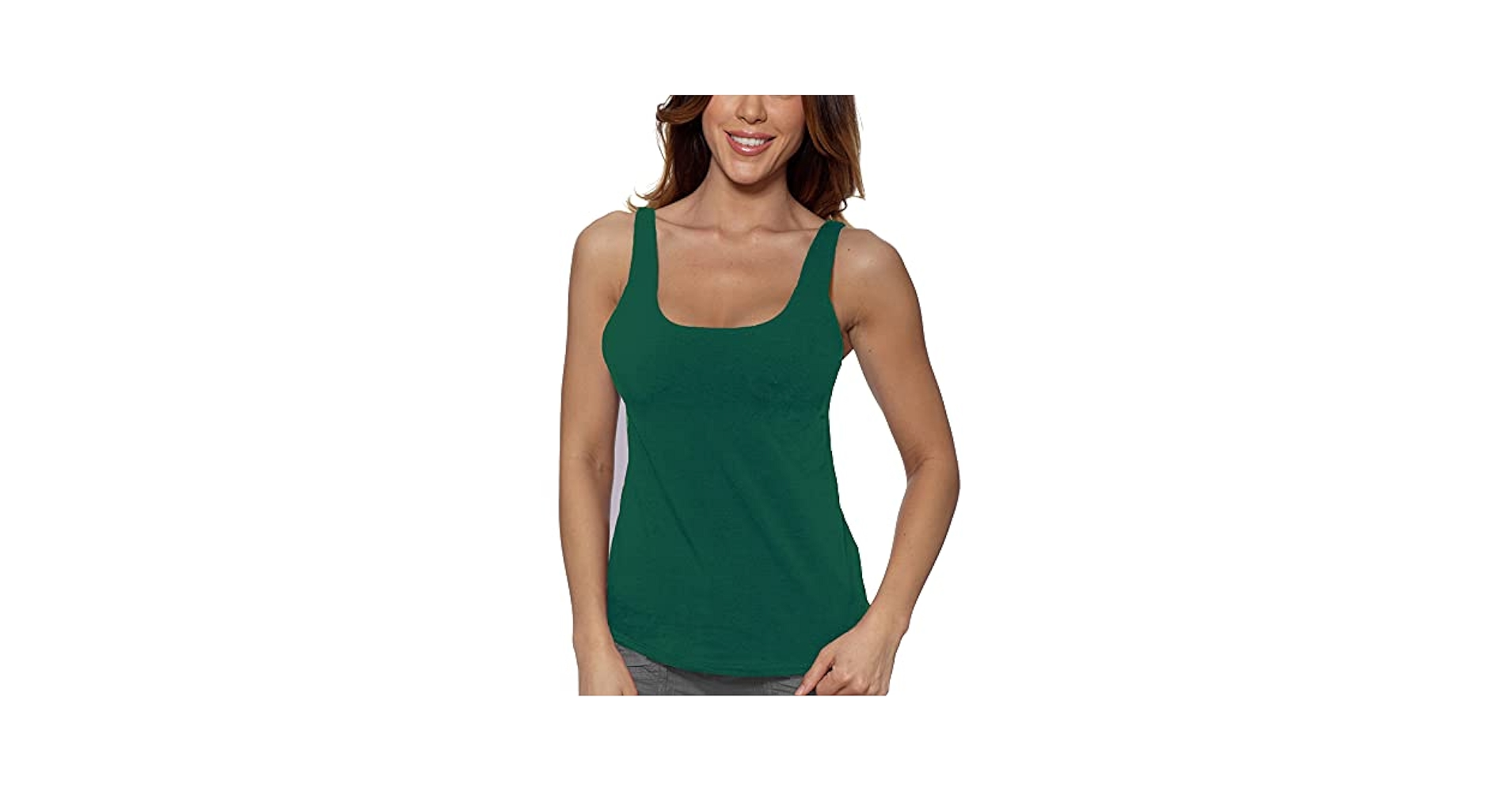VERSION OF YOU NEW Tank Bra Top Sおまとめ売り Alessandra B Underwire Sports Bra Tank Top (34B, Mocha) at