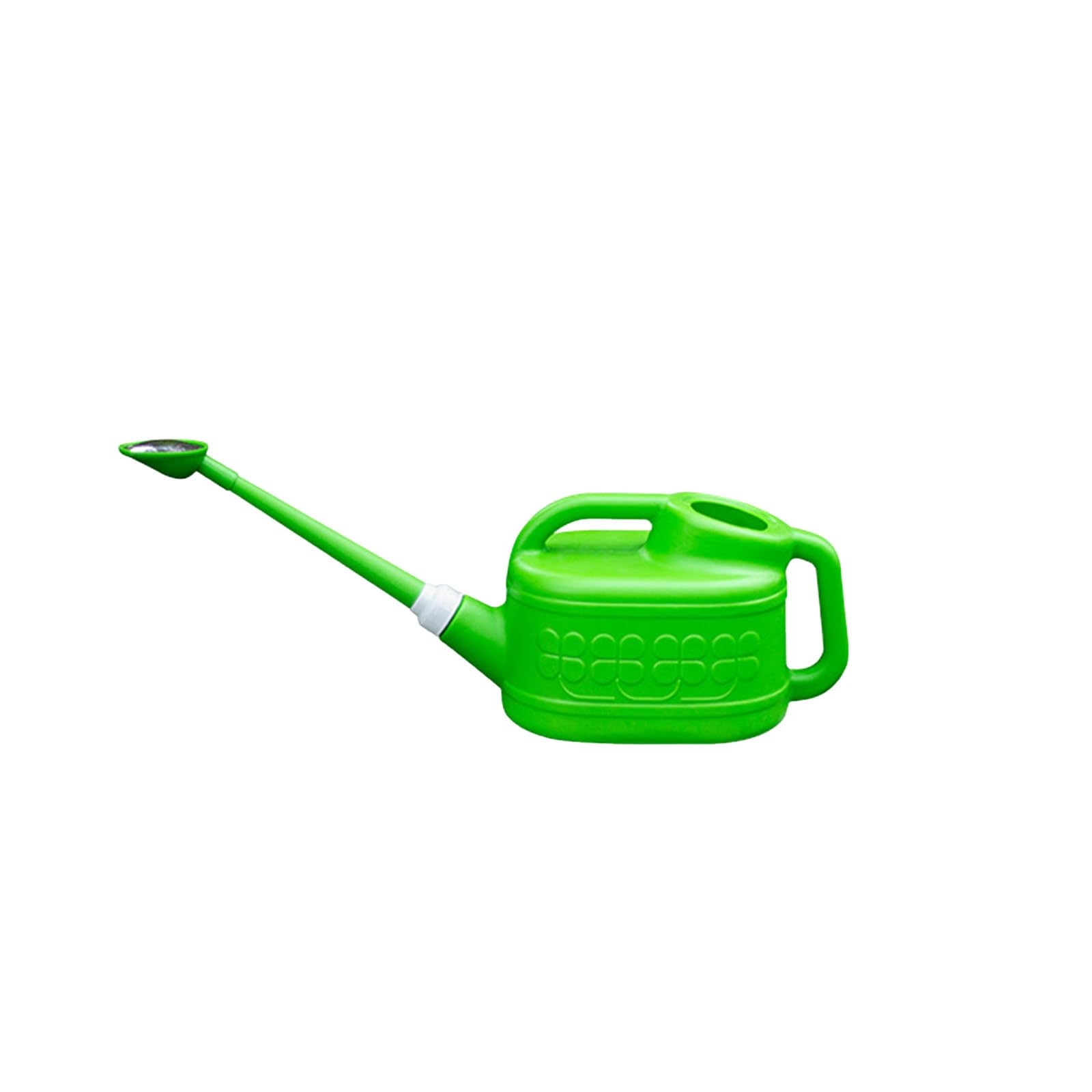Watering Can Small 4L/ 6L/ 8L/ 10L Watering Can Durable Plastic for Indoor & Outdoor Plants Easy Pour Garden Jug with Sprinkler Rose Ideal for Flowers Indoor Cans (Green1, One Size)