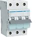 Produktbild Hager MBN313 LS-Schalter 3 polig 6kA B-13A 3M