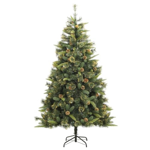 Árbol de Navidad artificial de 240 cm con piñas para llenar de magia tu salón 2