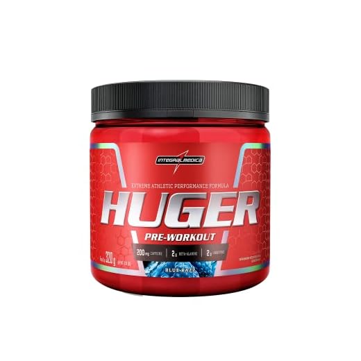 Integralmédica - Huger Pre-Workout - 320g - Blue Razz