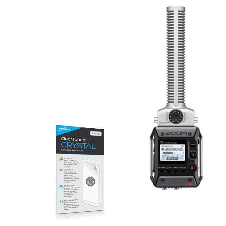 BoxWave Screen Protector Compatible with Zoom F1-SP - ClearTouch Crystal (2-Pack), HD Film Skin - Shields from Scratches