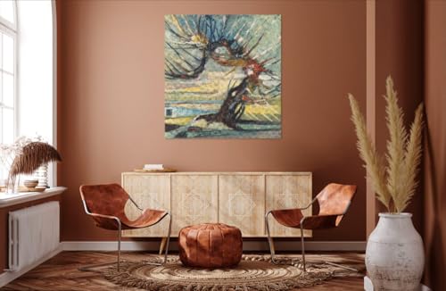 Otto Mueller Poster Ein Baum 101 x 101 cm tableau décoration murale carré