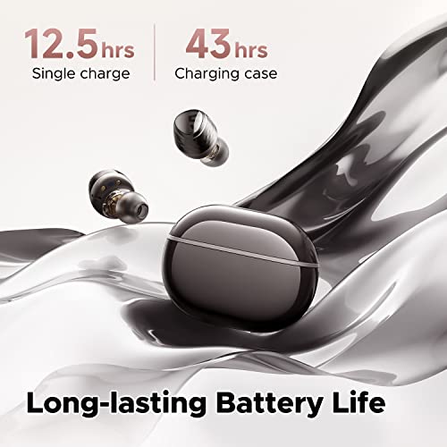 SoundPEATS Engine4 Wireless Earbuds, Coaxial Dual Dynamic Drivers for Stereo Sound, Hi-Res Bluetooth 5.3 High-Fidelity Earbuds with LDAC, Low Latency Game Mode, Multipoint Connection,43Hrs, IPX4