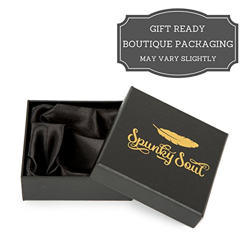 Spunkysoul 5 Wrap Bracelets Blue Irridescent Silver & Hematite Collection #TOP4