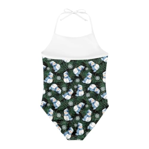 Image of Christmas Holiday One-Piece Swimsuits Beach Swimwear Bathing Suit for 3-10 Years Girls