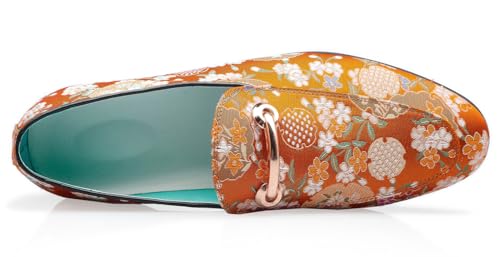 Loafers for Men Slip On Moccasins Smoking Slipper Embroidery Luxury Satin Casual Wedding Prom Dress Shoes4