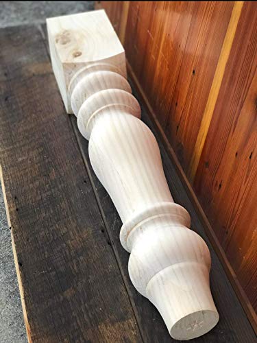 Carolina Leg Co. Chunky Farmhouse Dining Table Legs - Handmade In Usa - Unfinished - Diy Furniture thumb #6