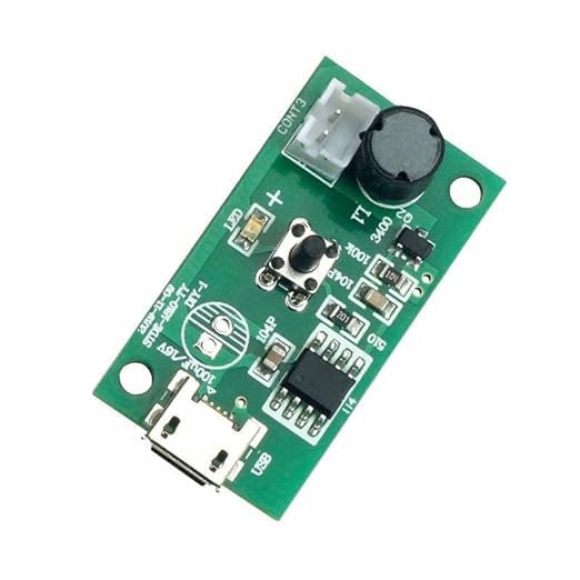 Image of SP Electron Type C 5v DC Ultrasonic Piezoelectric Humidifier Moisture Atomizing Chip Mist maker circuit Board for Electronic DIY Projects, Home and Office Atomizer etc