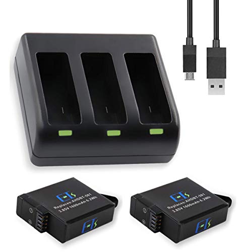 Replacement 2-Pack Battery Compatiable for GoPro Hero 7 GoPro Hero 5 GoPro Hero