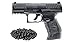 T4E Umarex .43cal Walther PPQ GEN2 Co2 Paintball Pistol Black semi auto W/Free 50 Rubber Balls Package