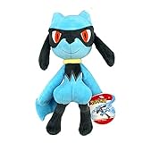 Este peluche Riolu está inspirado en la exitosa serie de dibujos animados Pokémon
