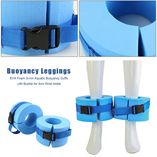 Banda de Tobillo para Natación con Hebilla Ajustable Azul miniatura 5