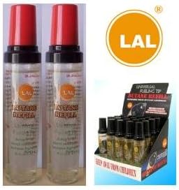 2 LAL Mini Butane Torch Lighter Refill Universal Fuel Tip refillable