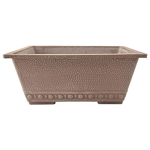 Psw Arcadia Garden Products Fel34Tp Window Box, 13 By 9 By 5.5-Inch, Taupe #TOP1
