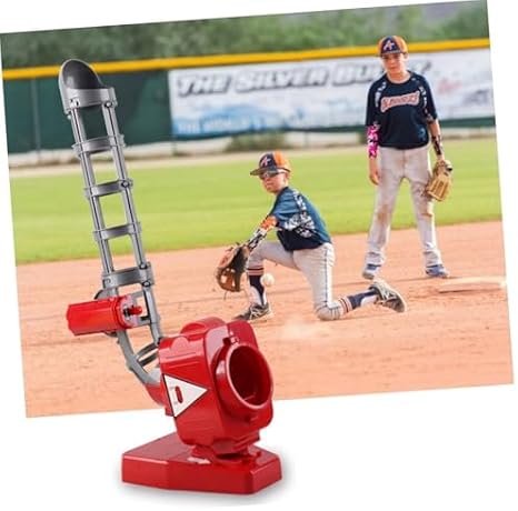 Automatic Cricket Bowling Machine for Batting Practice, Sports Training Toy for Kids, Enhances Skills with Training Device