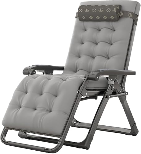 Chaise longue pliante et transat de bureau inclinable pour balcon - 2