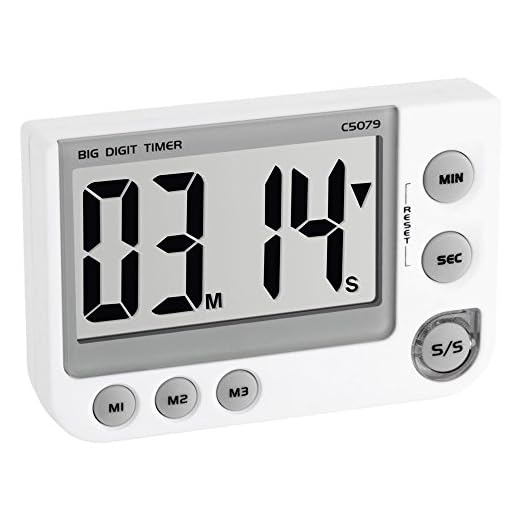 TFA Dostmann 38.2024 digitaler Timer und Stoppuhr, mit Memory Funktion