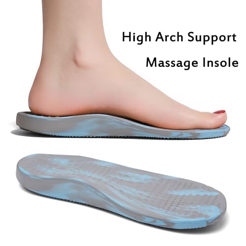 Image of INMINPIN Mens Womens Garden Clogs Shoes Beach Slippers Pool Water Sandals with Comfortable Arch Support Insole